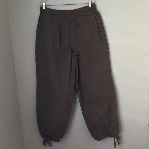 RSQ Olive military green fluffy cargo pants with zipper XXLarge - Picture 4 of 13